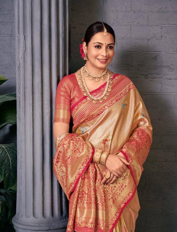 Bhagya laxmi zarkaashi kalika Wholesale saree manufacturers in Mumbai